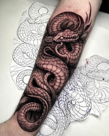 Serpents Of Ink Snake Tattoo Ideas For Men With Symbolism And Style