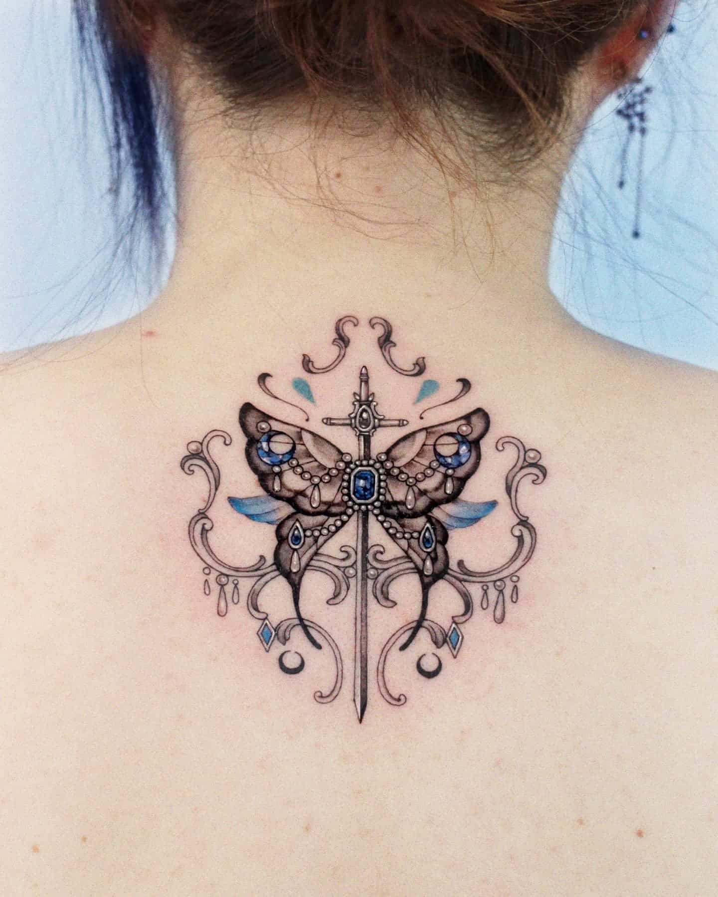 jewellery butterfly tattoo
