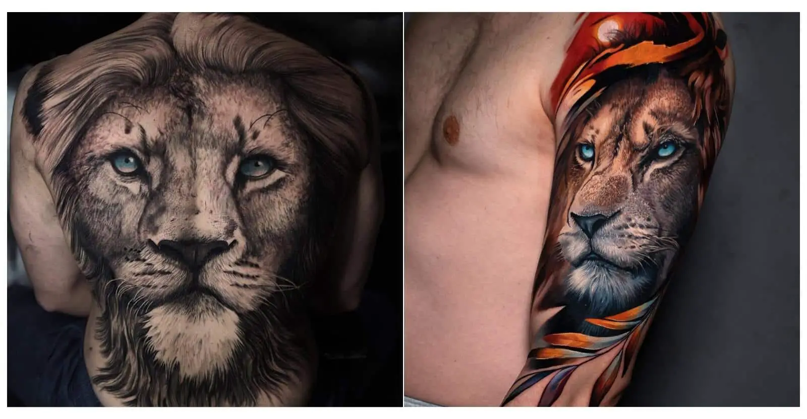Realistic Large Lion King Chest Temporary Tattoos For Men Adult Totem  Realistic Black Animal Fake Tattoo Water Transfer Tatoos - Temporary Tattoos  - AliExpress