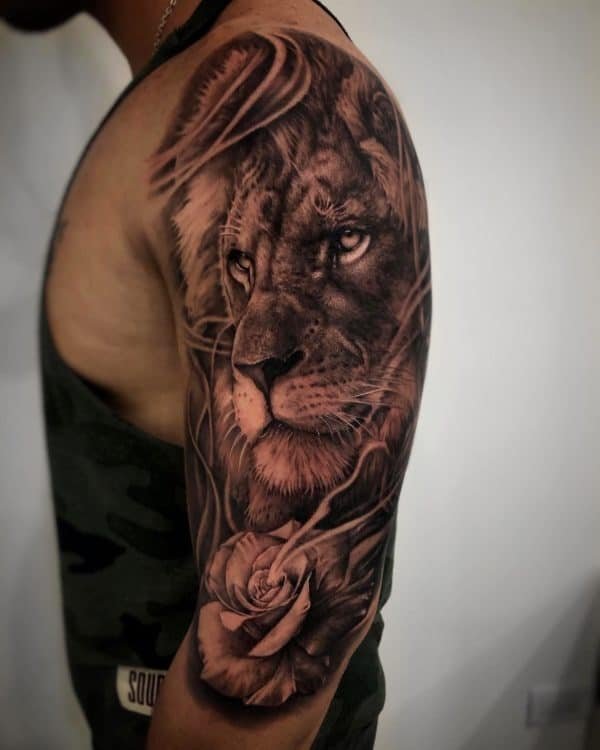 35 Badass Lion Tattoo Design Ideas