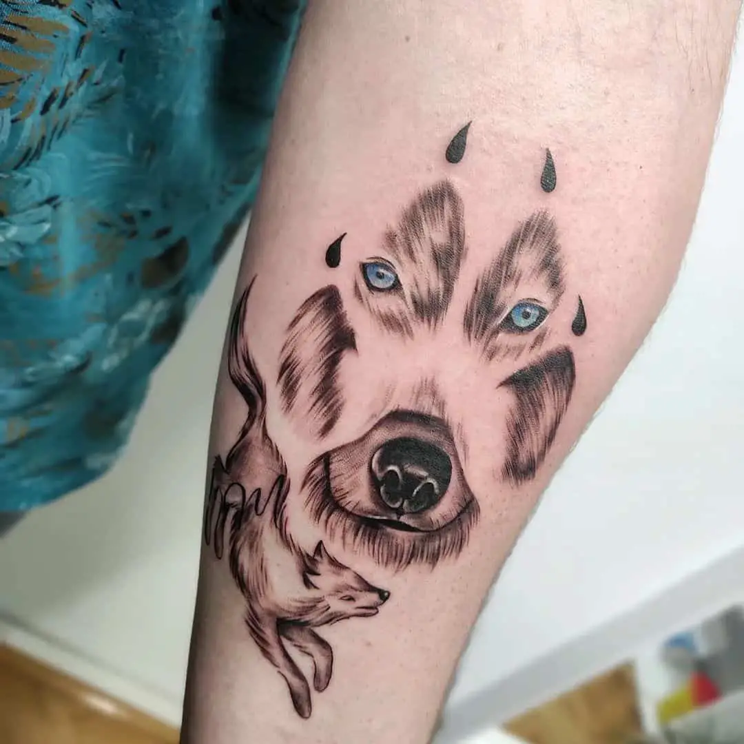 tattoo.abaddon wolf paw tattoo