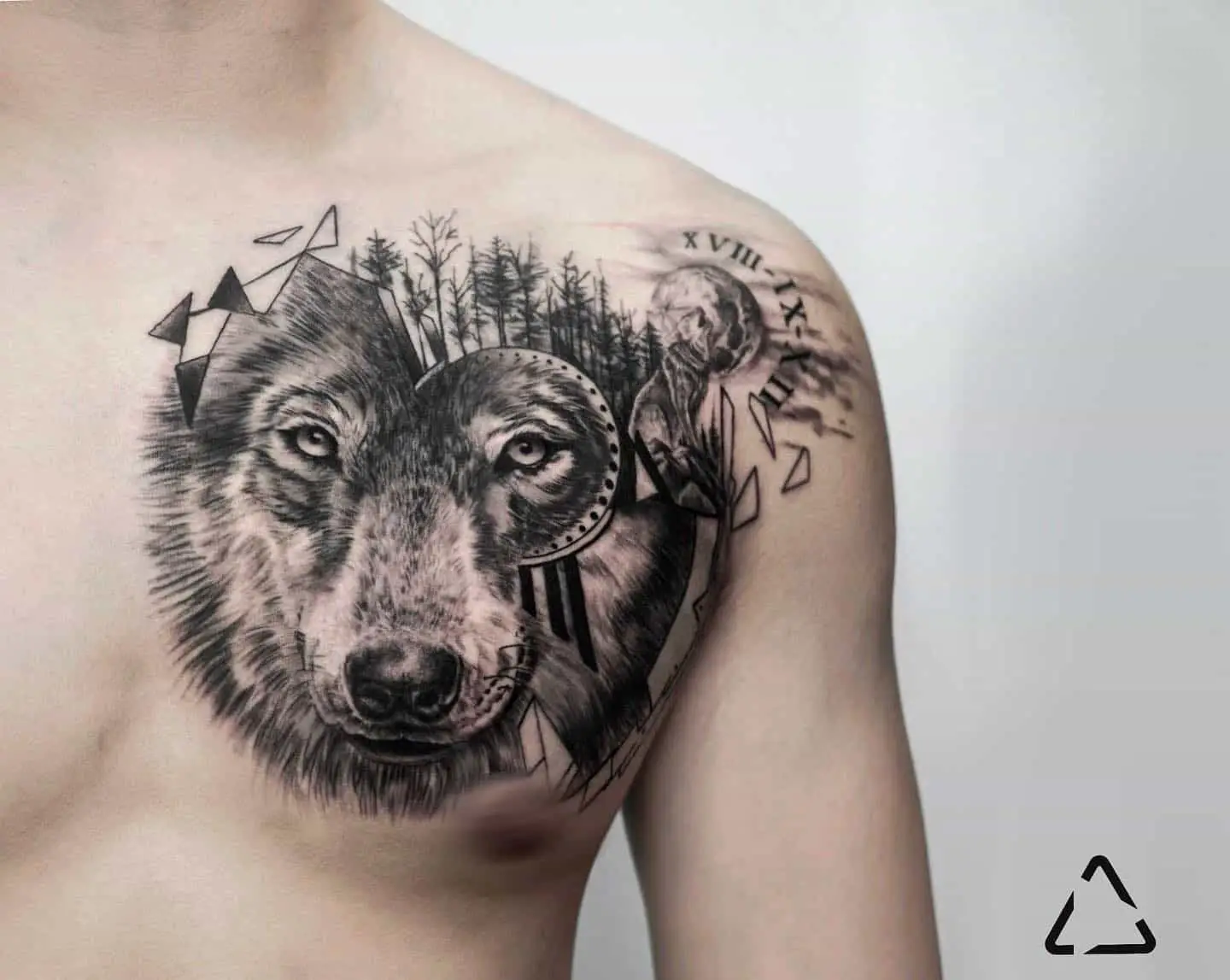 wolf-on-chest