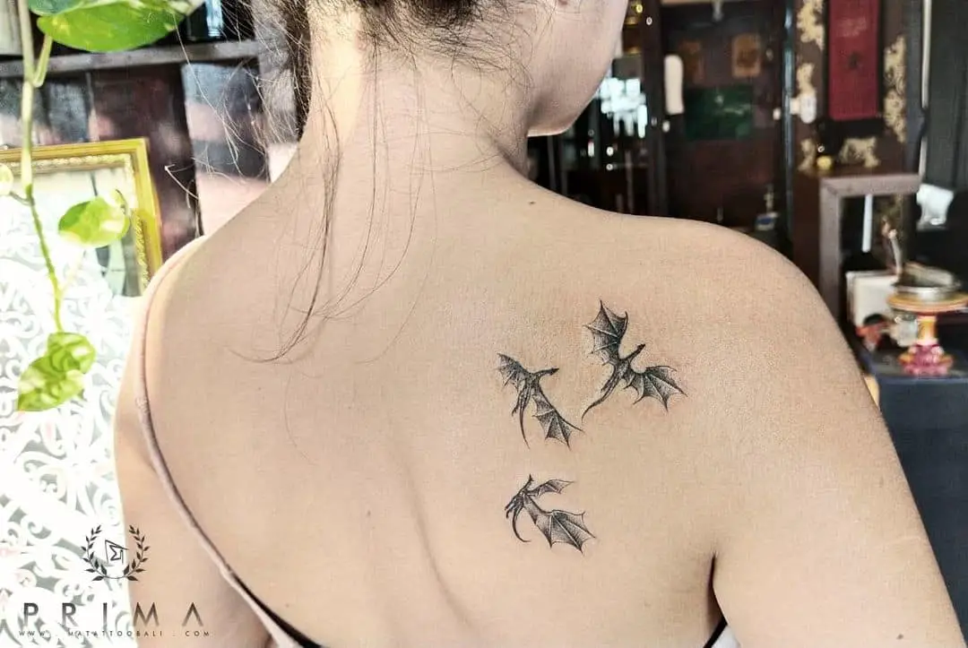 Baby dragon tattoo by 