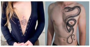 Snake tattoo ideas for men and women