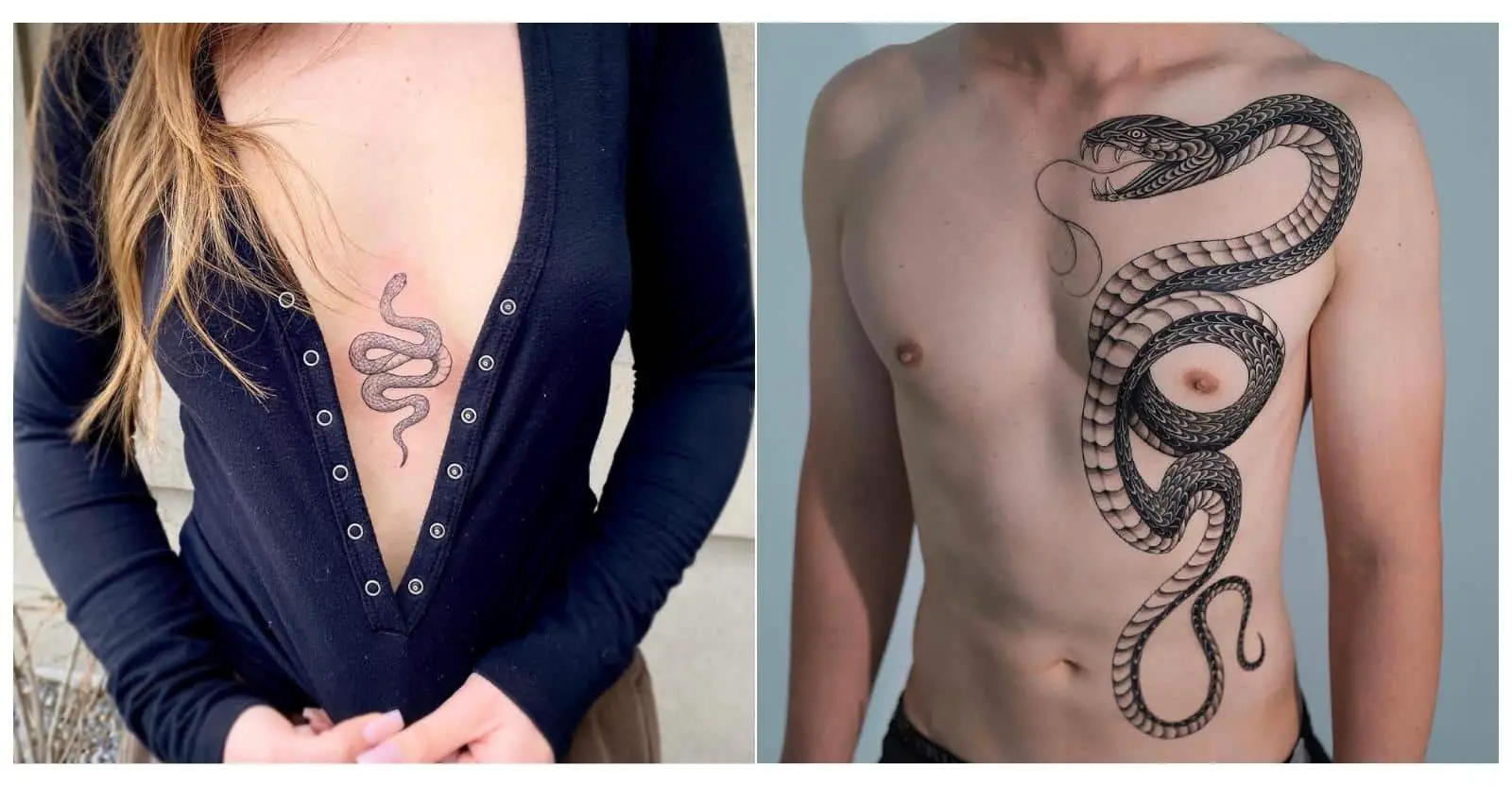21 Realistic Snake Tattoo Drawing Ideas - PetPress