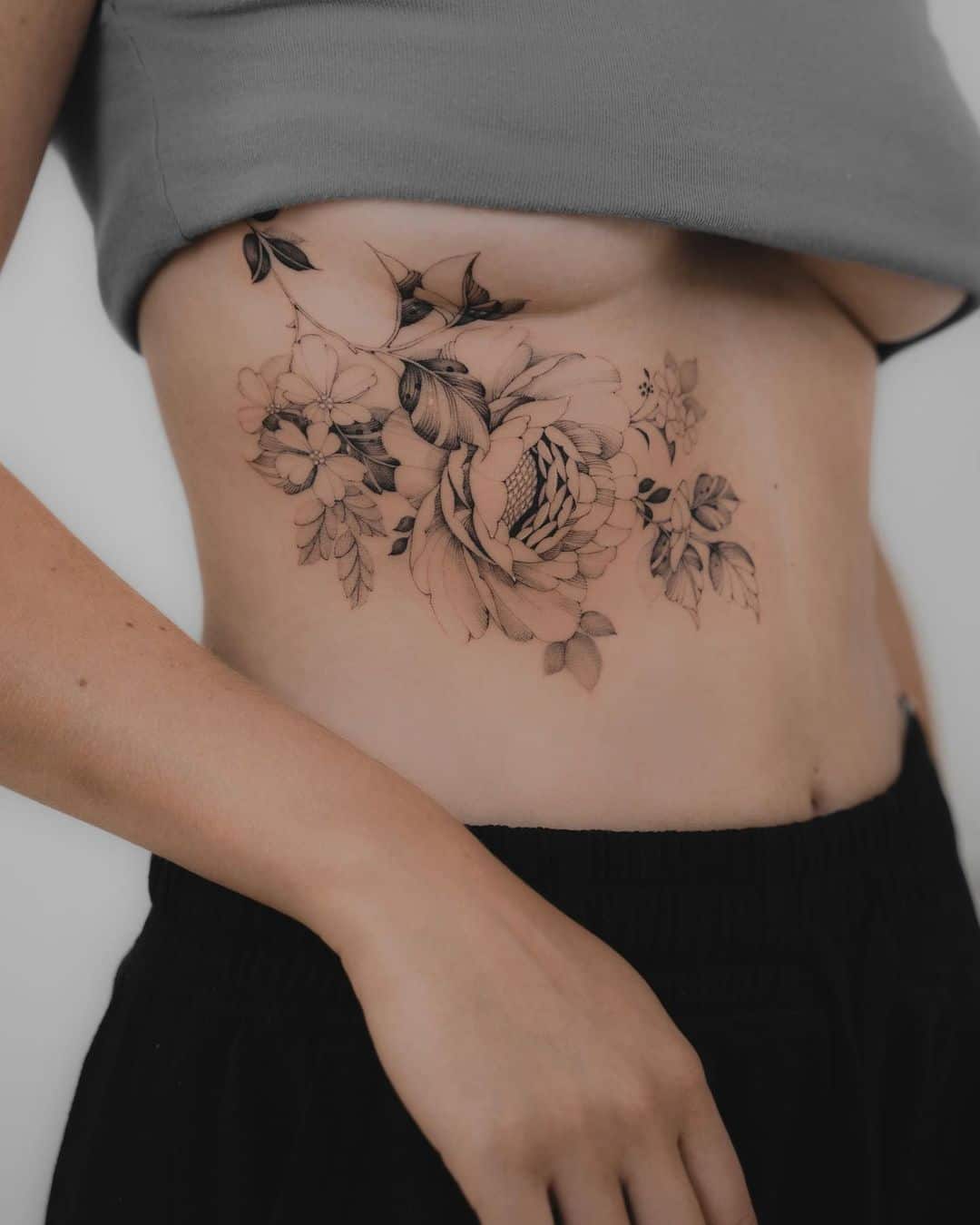 beautiful flower tattoo 