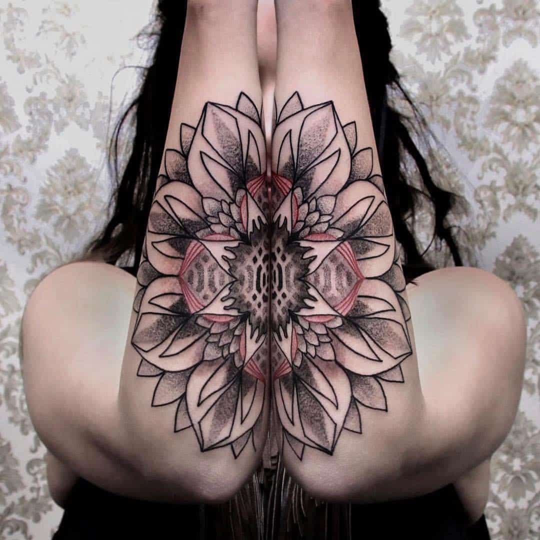 beautiful geometric tattoo