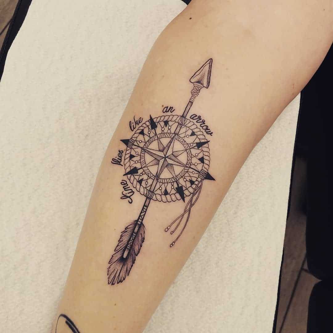 22 Best Compass Tattoo Design Ideas For Inspiration