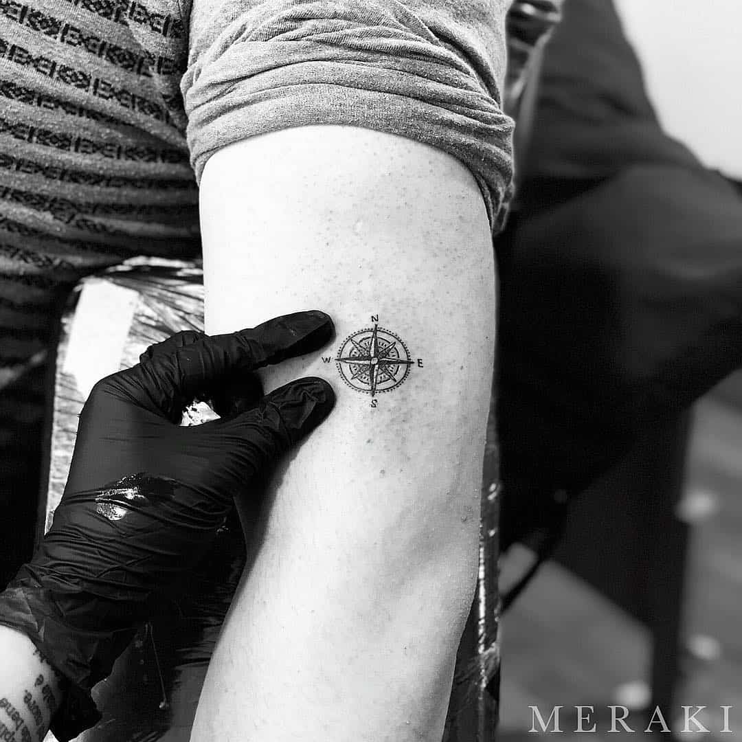 Compass Tattoo To Give You Direction [Guide For 2023] - Tattoo Stylist | Compass  tattoo design, Compass tattoo forearm, Nautical tattoo sleeve
