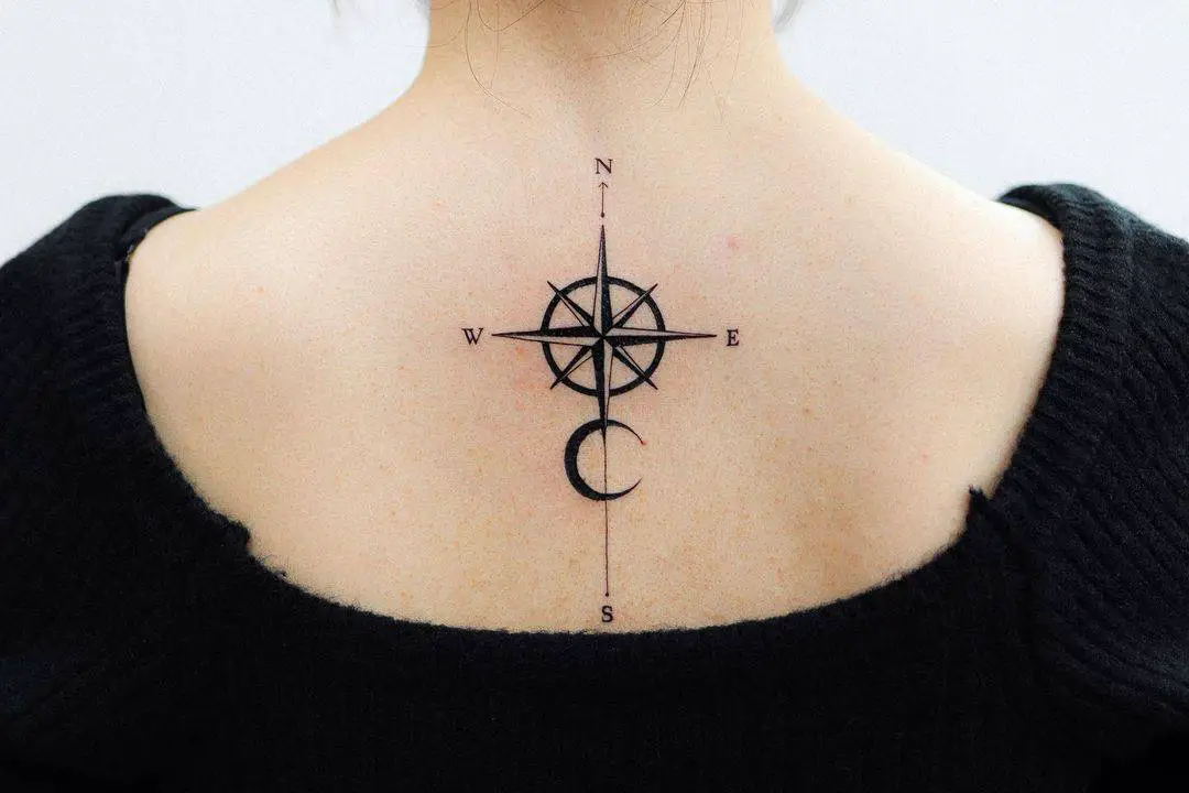 20+ Unique Compass Rose Tattoo Ideas