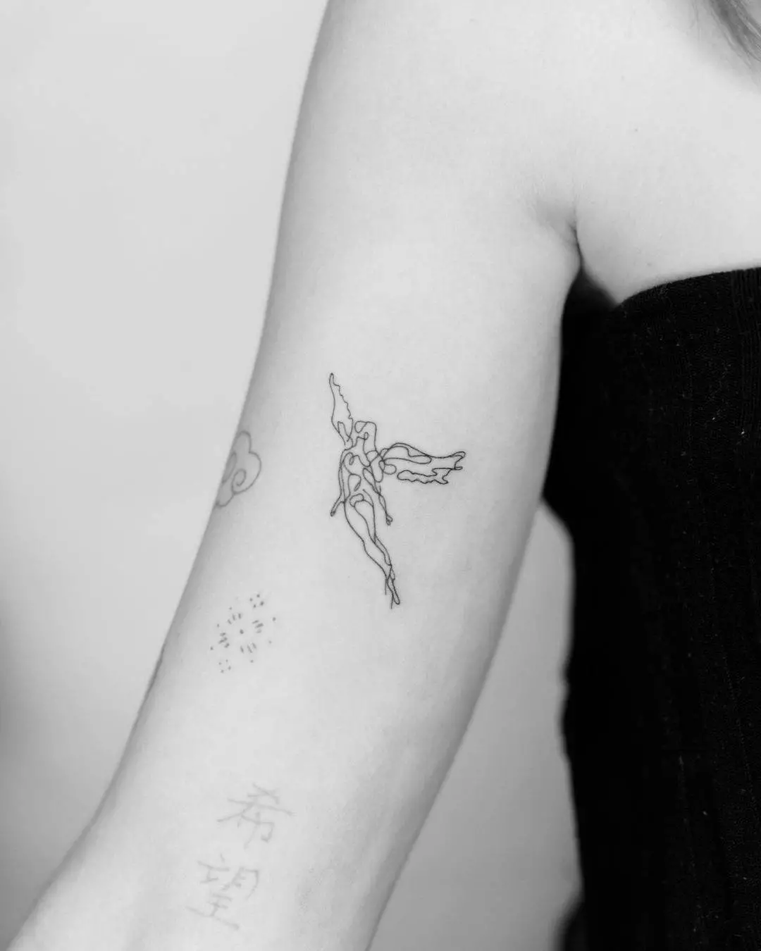Angel Wings Temporary Tattoo - Mechanical Grey Body Art Festival Womens  Mens | eBay