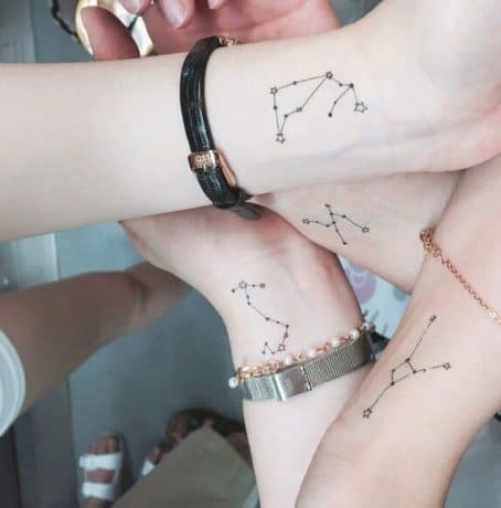 Constellations tattoo 