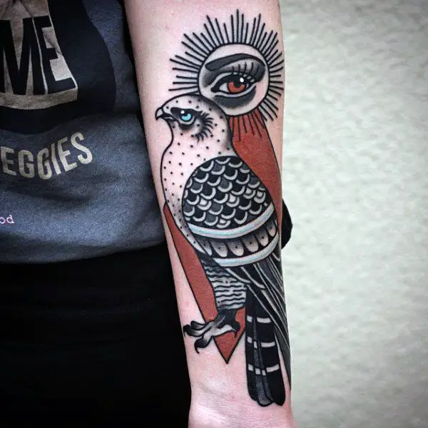 Egyptian Bird Tattoo