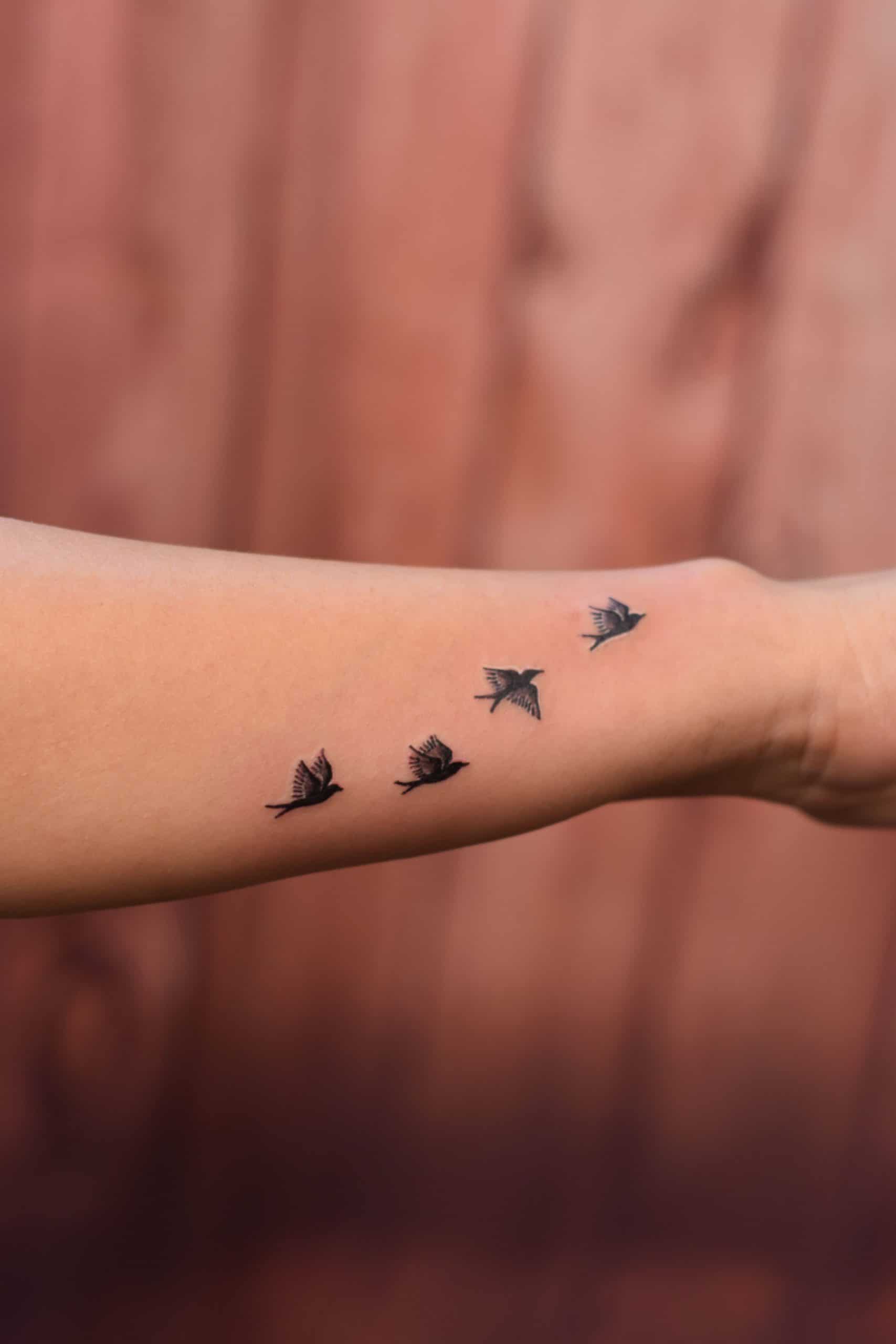 Flying Bird Tattoos