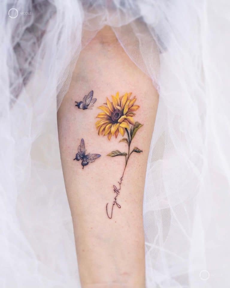 Best Sunflower Tattoo Design Ideas And Meaning