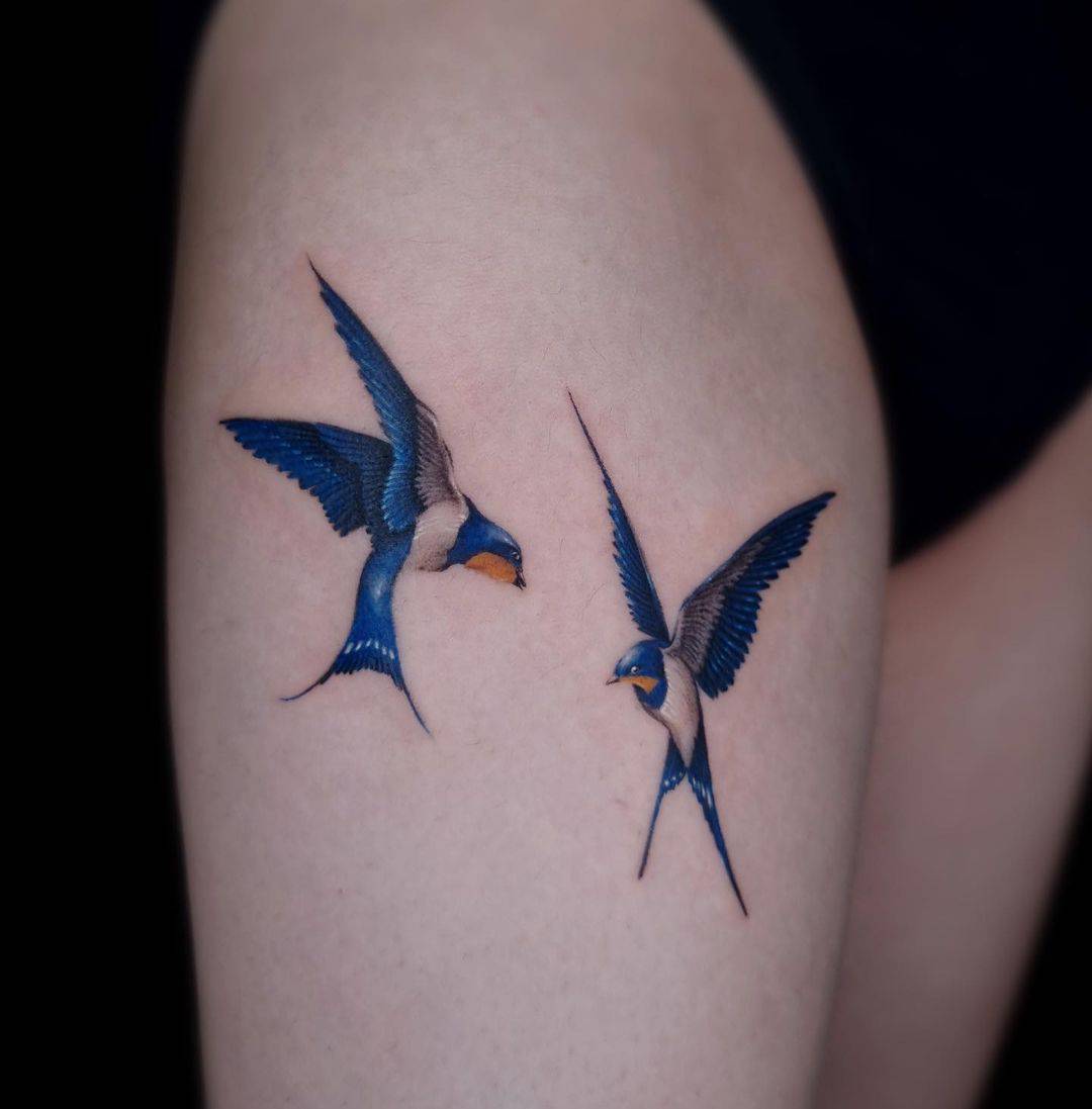 Blue Parrot Tattoo Ideas