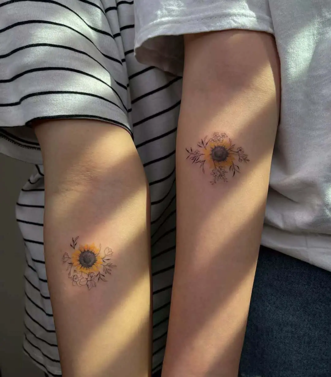 Forearm Sunflower Tattoo Ideas