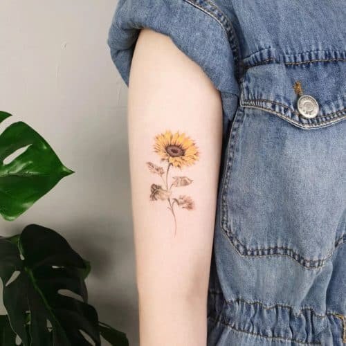 Best Sunflower Tattoo Design Ideas And Meaning