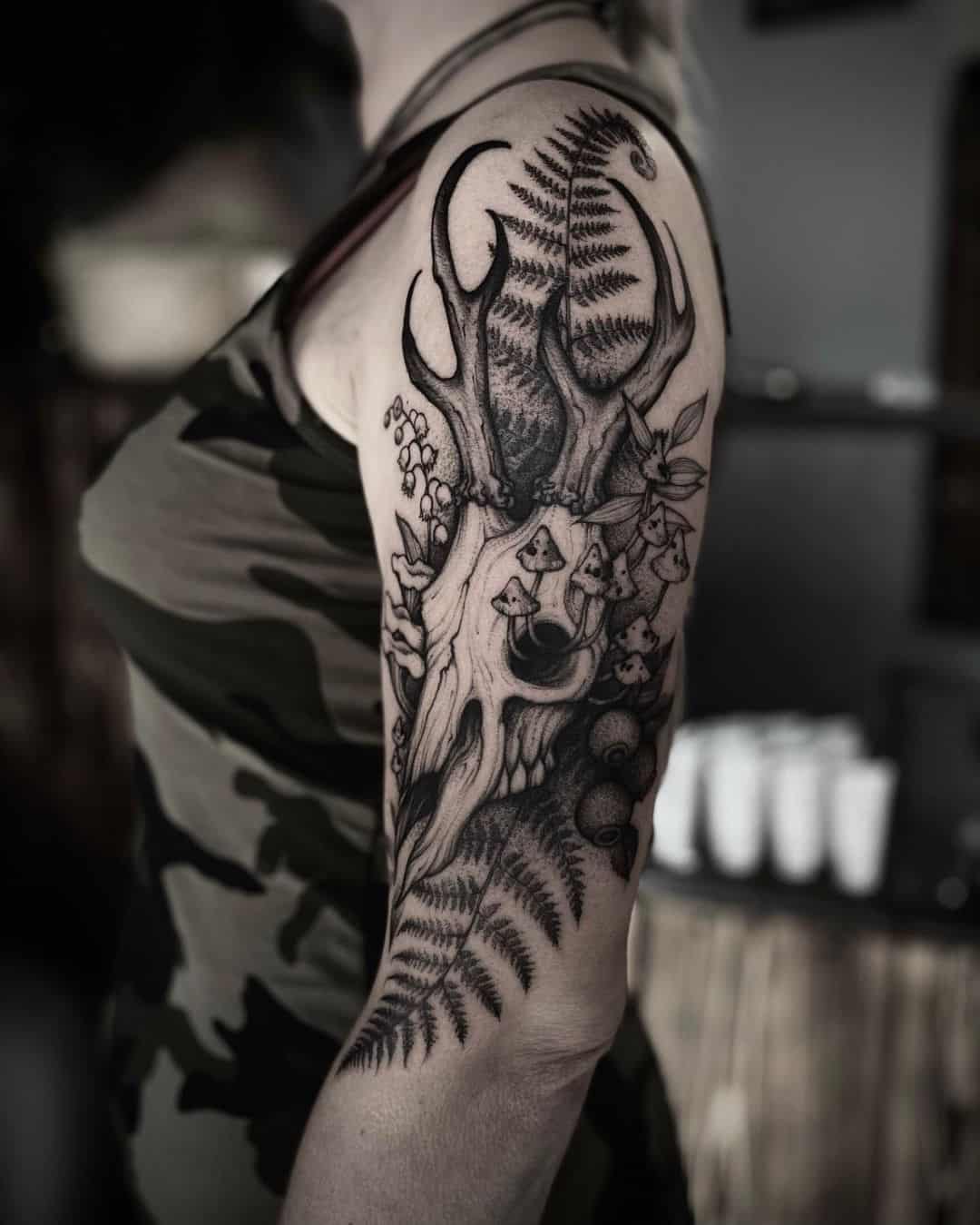Amazing arm sleeve tattoo by siemka tattoo