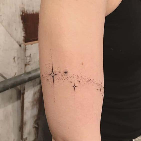 Stars and Swirls Tattoo  Flower tattoos Tattoo Girlie Tat  Flickr