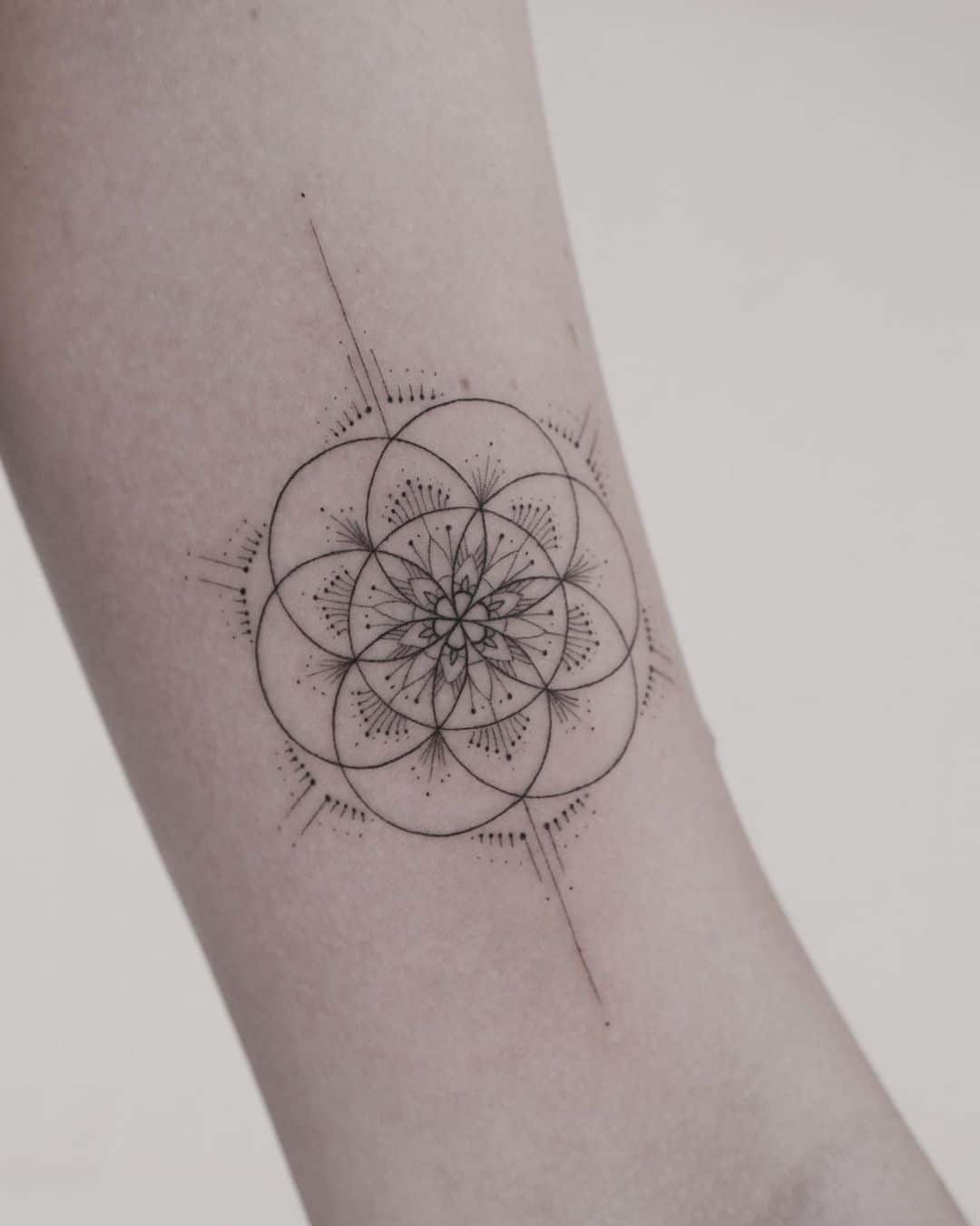 Flower of life tattoo by