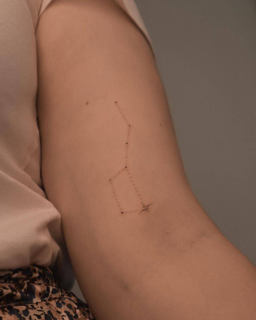 Small Star constellation tattoo by janapadar