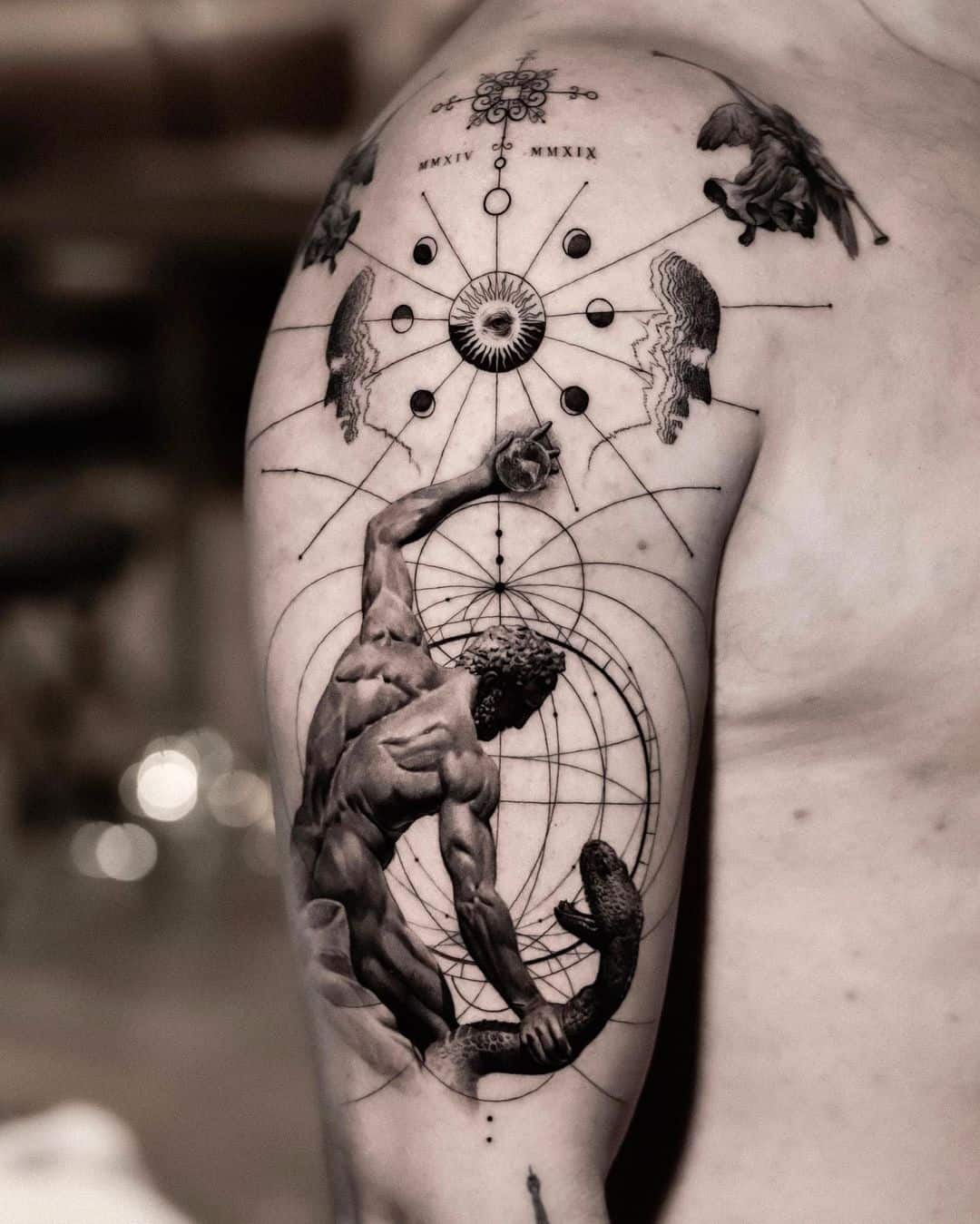 Amazing Space tattoo design