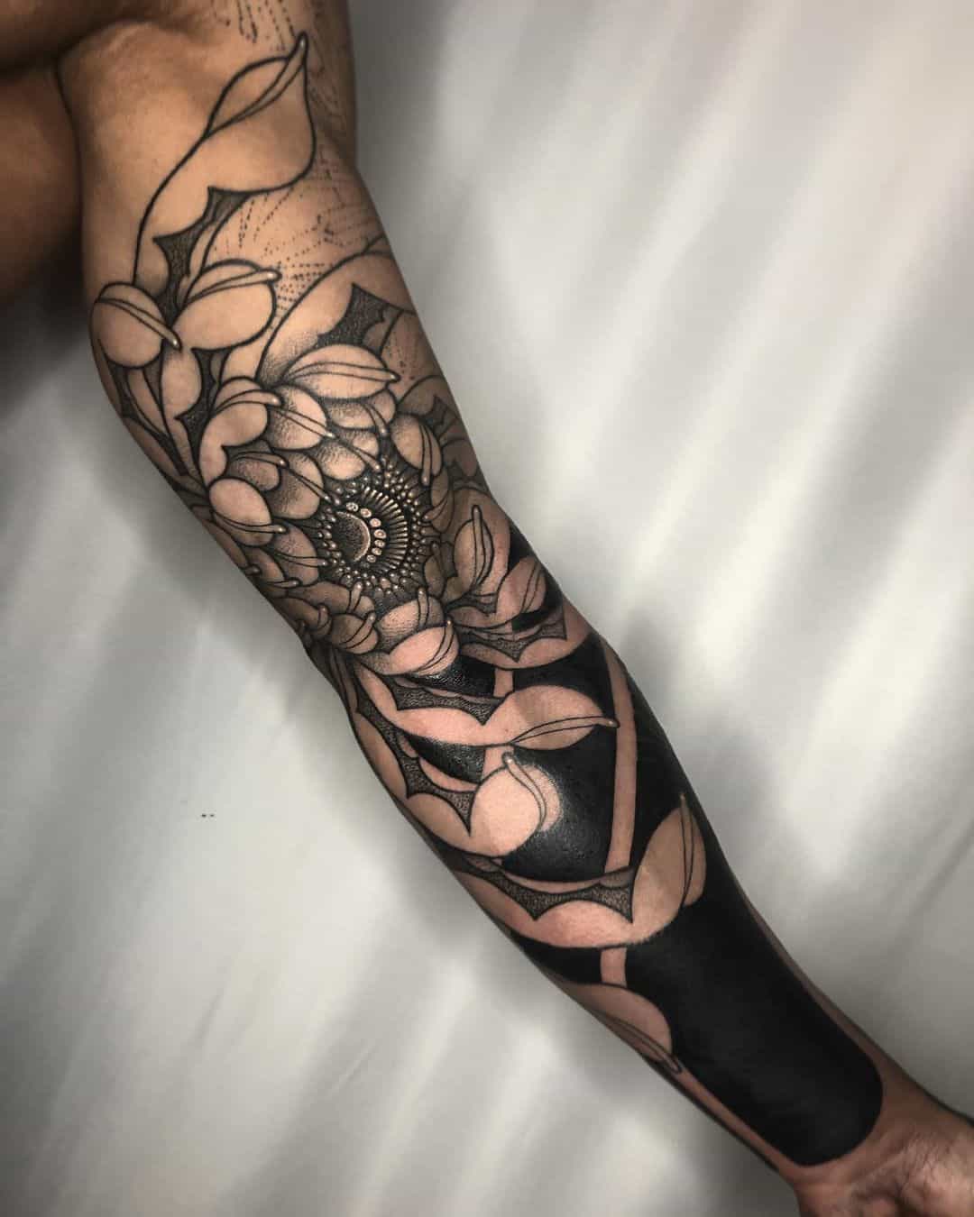 Amazing tattoo on arm by monsieur berdah