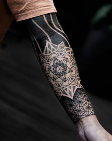 Beautiful mandala tattoo by liris.ink
