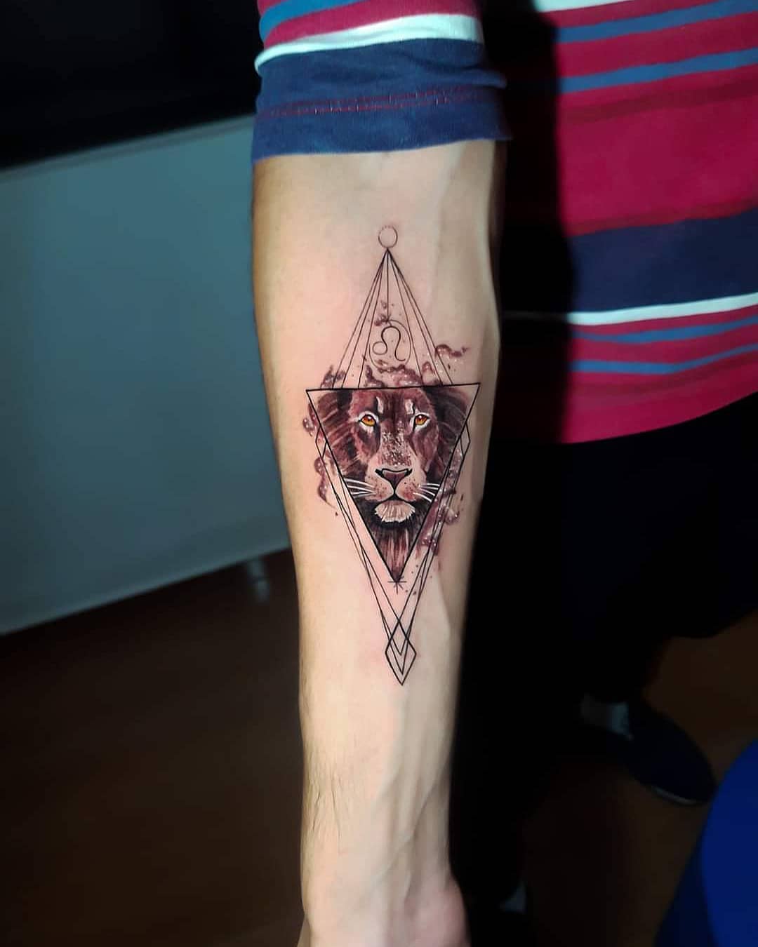 Lion tattoo by tattoomarlon