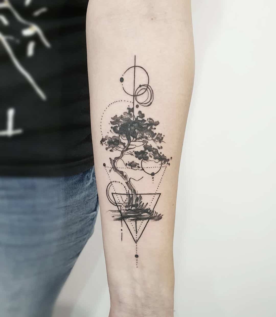 Simple tree tattoo by siminamina