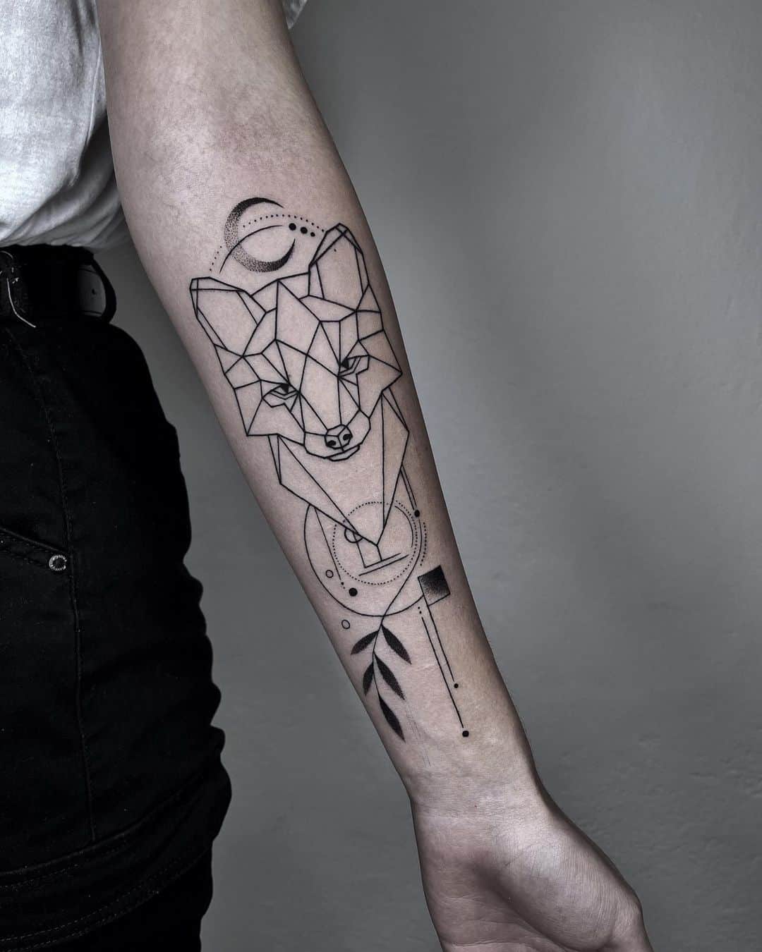 Wolf tattoo by lucija.krw