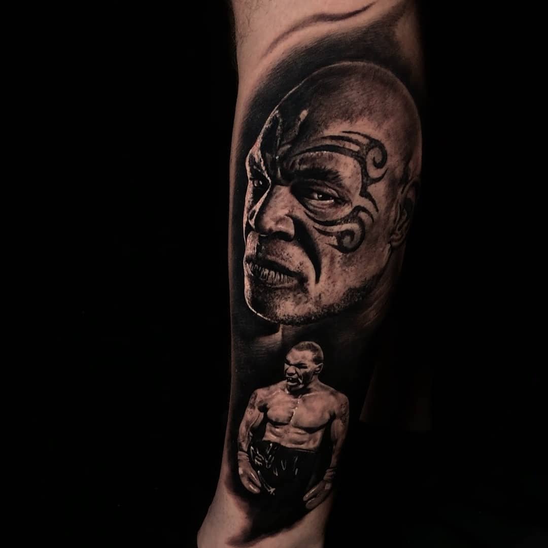 Amazing Mikes portrait by jamestattoogallery