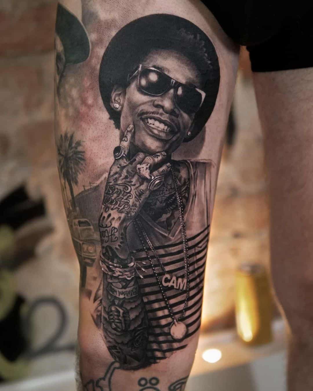Amazing portrait tattoo by augustssonadam
