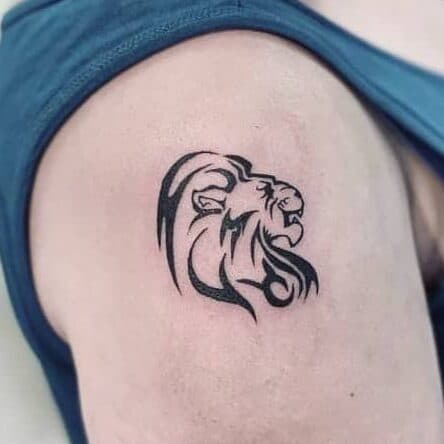 Angry Lion tattoo ,Angry Lion tattoo ,Angry Lion sticker, Temporary tattoo , tattoo