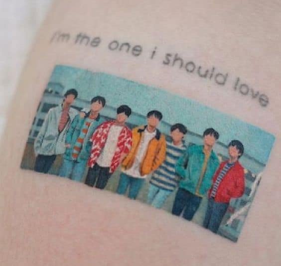 Band Portrait tattoo