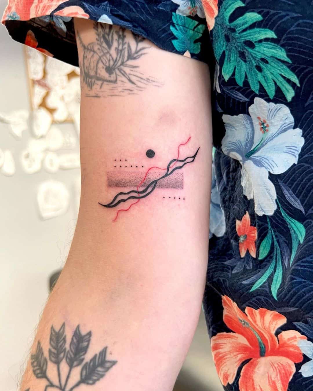 Cute abstract tattoo by noticeom