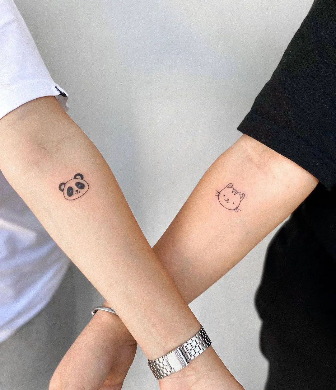 Funny and cute matching tattoo by pelinnsimsek