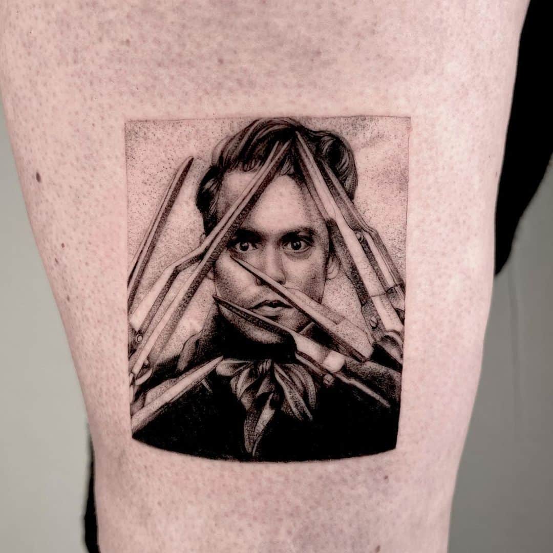Johnny deep portrit by lowpressure.tattoo