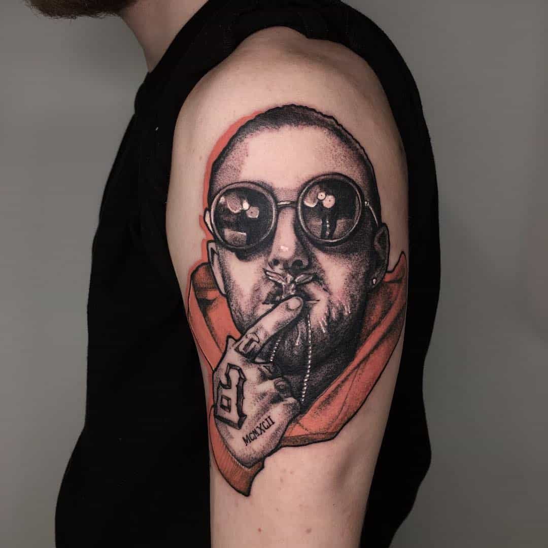 Mac Miller portrait by jammydrawings