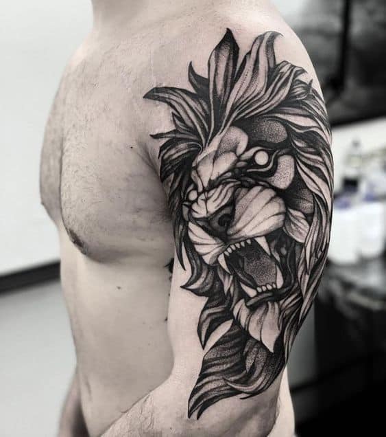 Temporary Tattoo Animal Print Temporary Tattoo Lion Mandala - Etsy