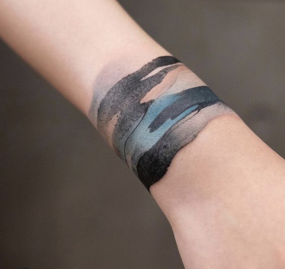 Unique tattoo on wrist