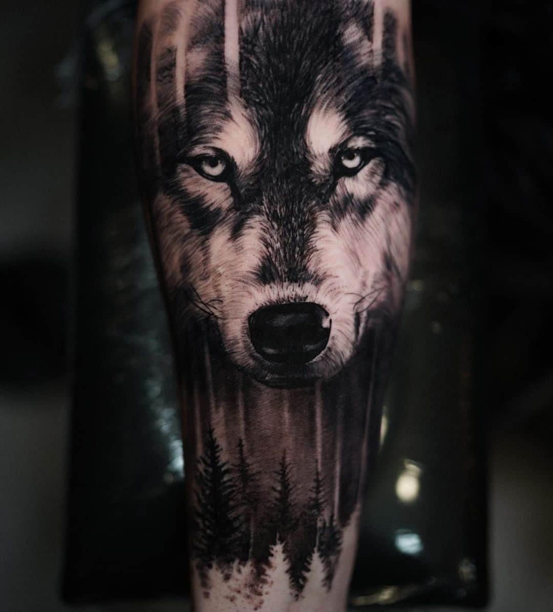 Wonderful Wolf tattoo by lukaszbrzezinksi.tattoo