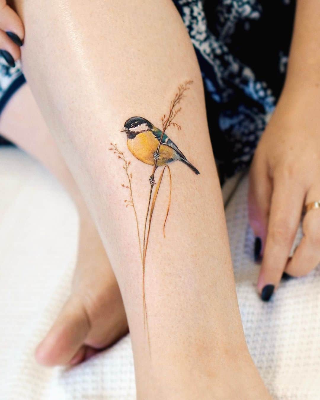 Beautiful Realistic Bird Tattoo design by abii tattoo