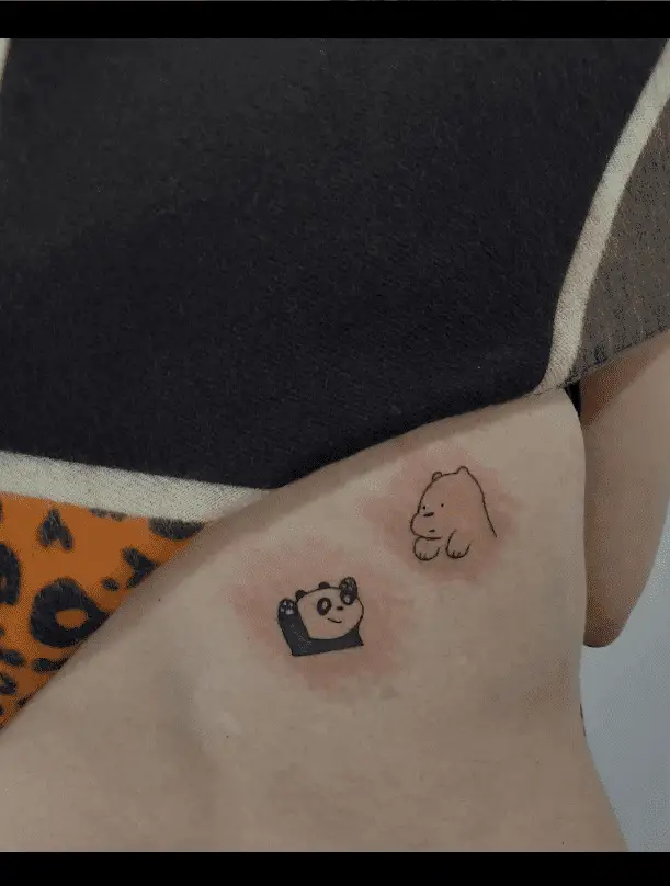 Cartooon design bear tattoo by chiman tattoo art
