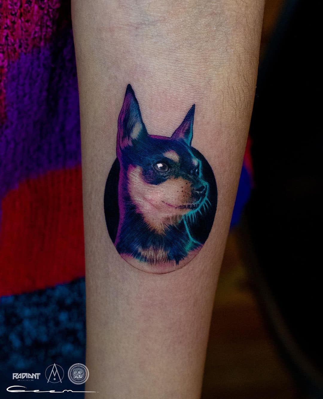 40 Minimalistic Dog Tattoo Designs and Ideas  Four Paw Square