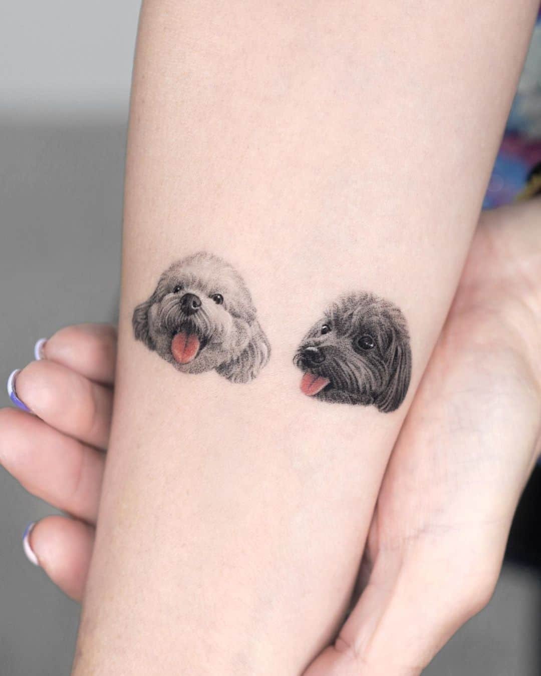 Cute dog design by dorok.tattoo