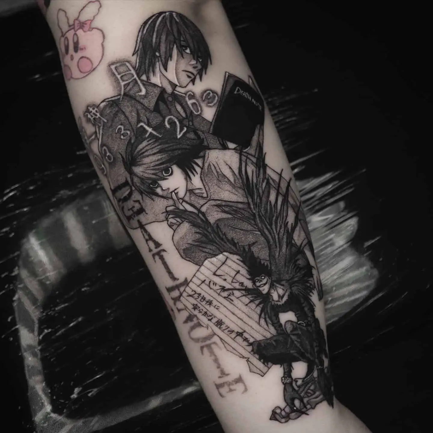 Death note tattoo by noa.fairytale