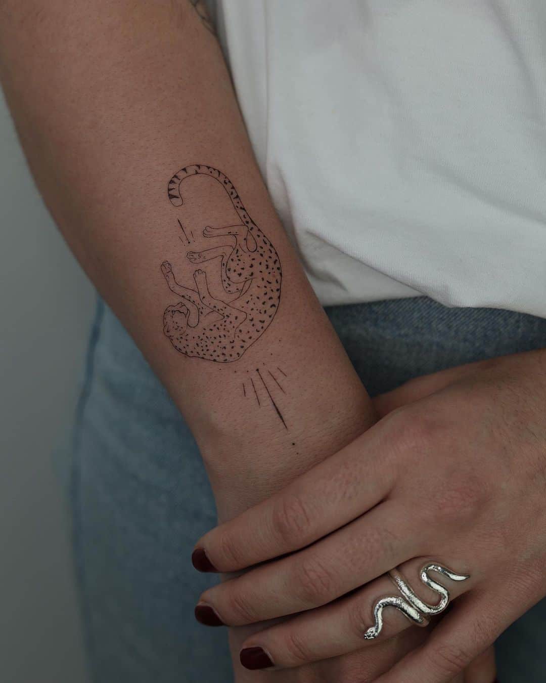 Leopard tattoo design by akkurat tattoo