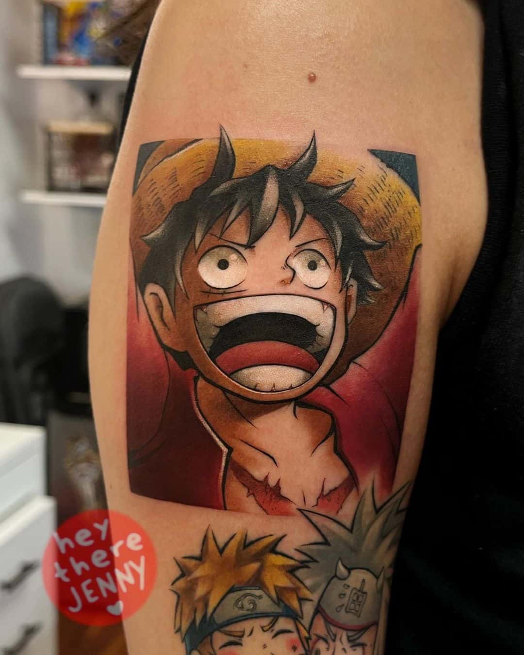 Luffy tattoo by heytherejenny